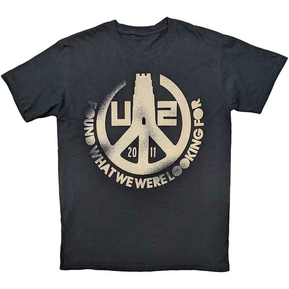 Tričko U2 - Found What We Were Looking For 2011, Unisex,Čierna,M