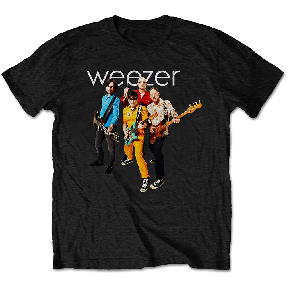 Tričko Weezer - Band Photo, Unisex,Čierna,XXL