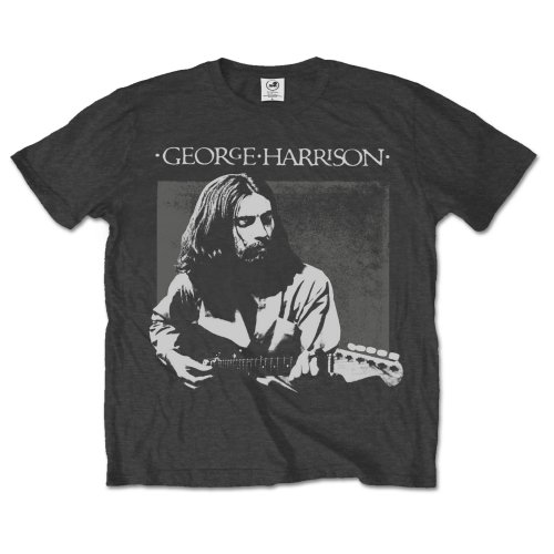 Tričko George Harrison - Live Portrait, Unisex,Šedá,XXL
