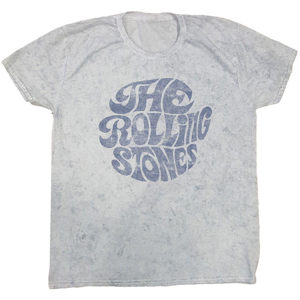 Tričko The Rolling Stones - 70's Logo, Unisex,Biela,XXL