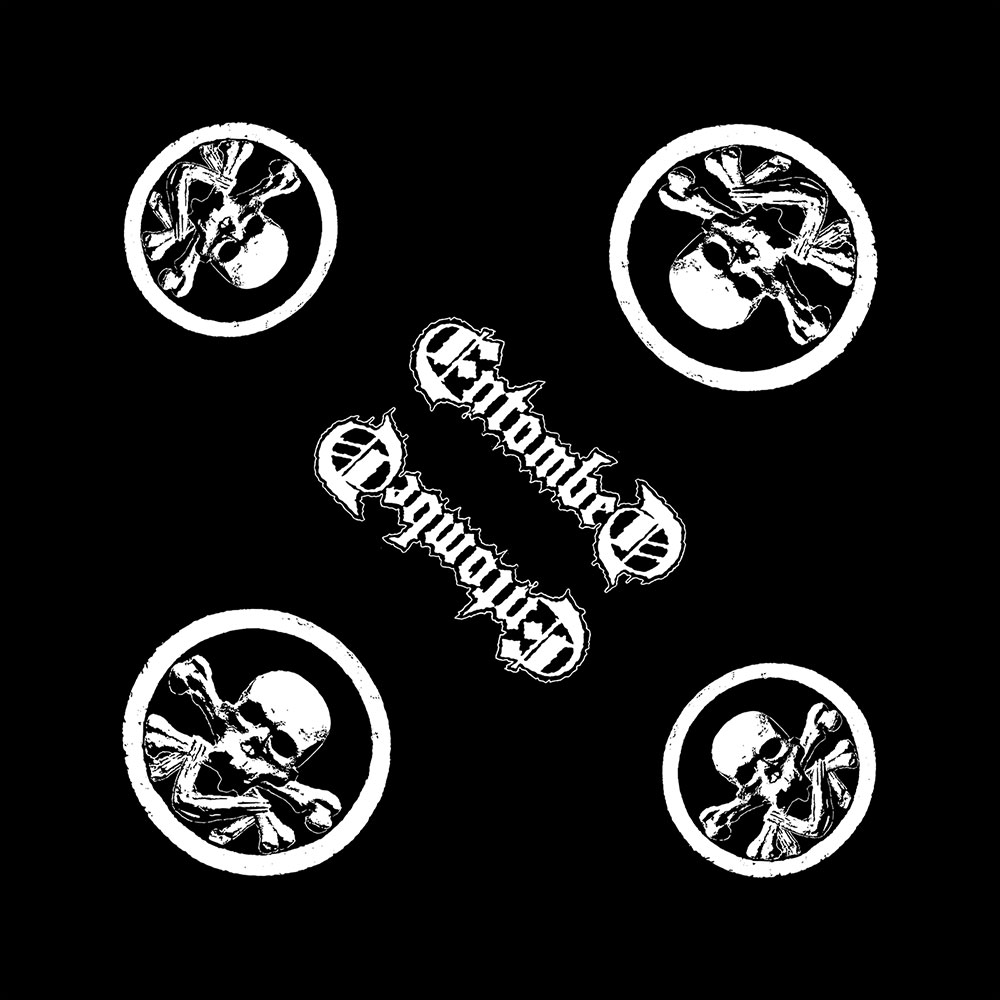 Šatka Entombed - Skull Logo, Unisex,Čierna,Univerzálna