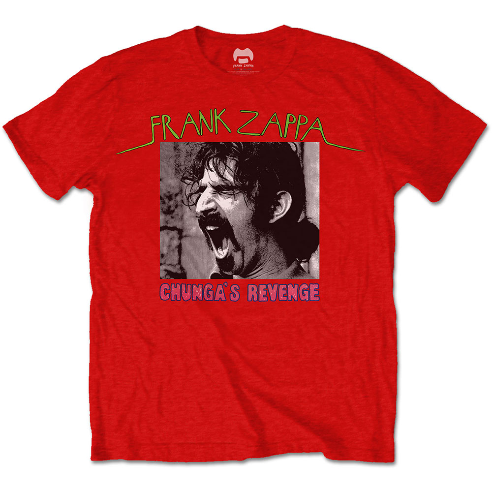 Tričko Frank Zappa - Chunga's Revenge, Unisex,Červená,S