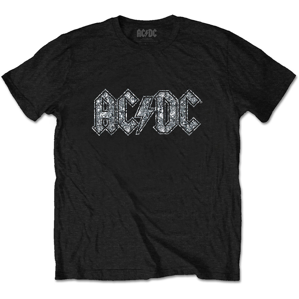 Tričko AC/DC - Logo, Unisex,Čierna,XXL