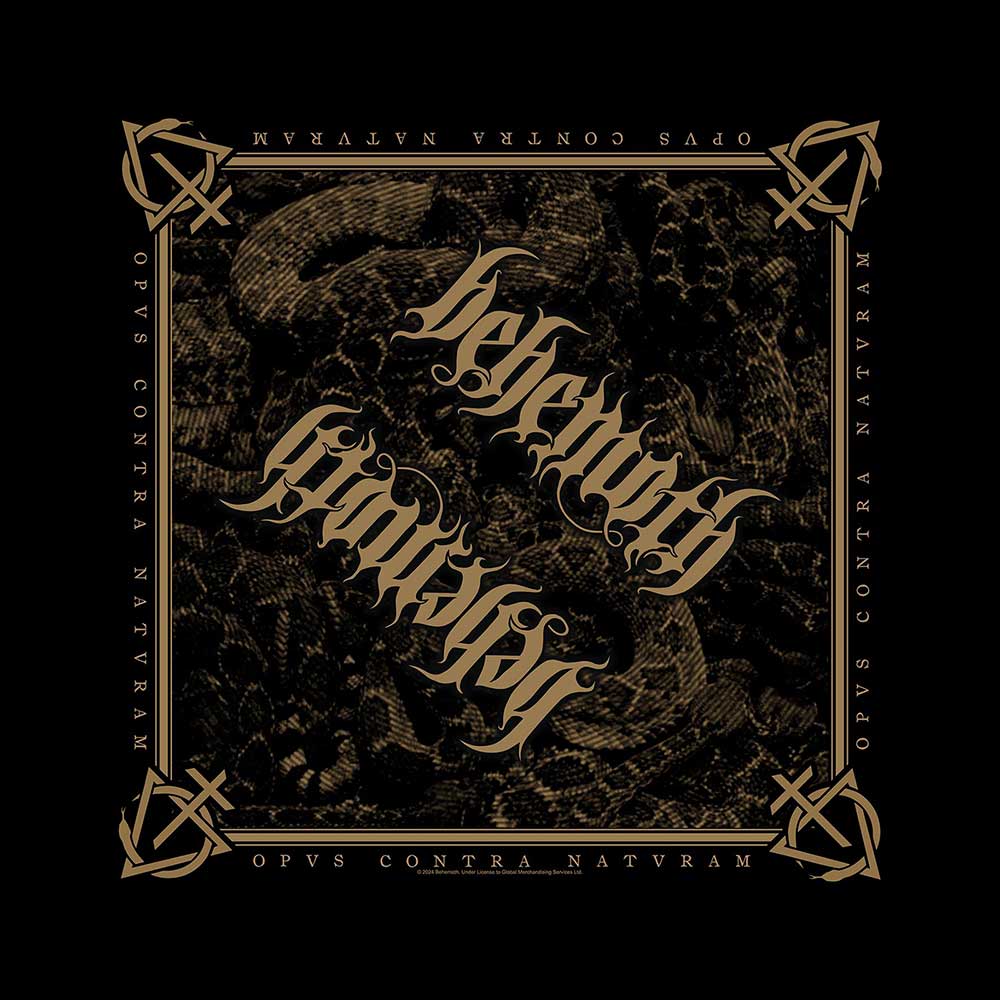 Šatka Behemoth - Opvs Contra Natvram, Unisex,Čierna,Univerzálna