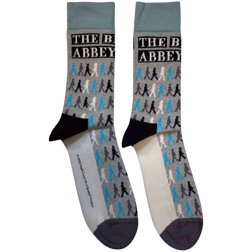 Ponožky The Beatles - Abbey Road Colours Crossing Repeat, Unisex,Šedá,UK 4 - 7