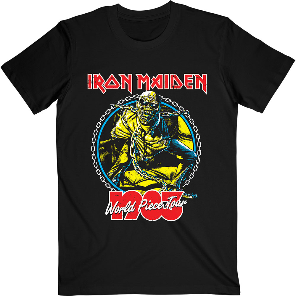 Tričko Iron Maiden - World Piece Tour '83 V.2., Unisex,Čierna,XXL