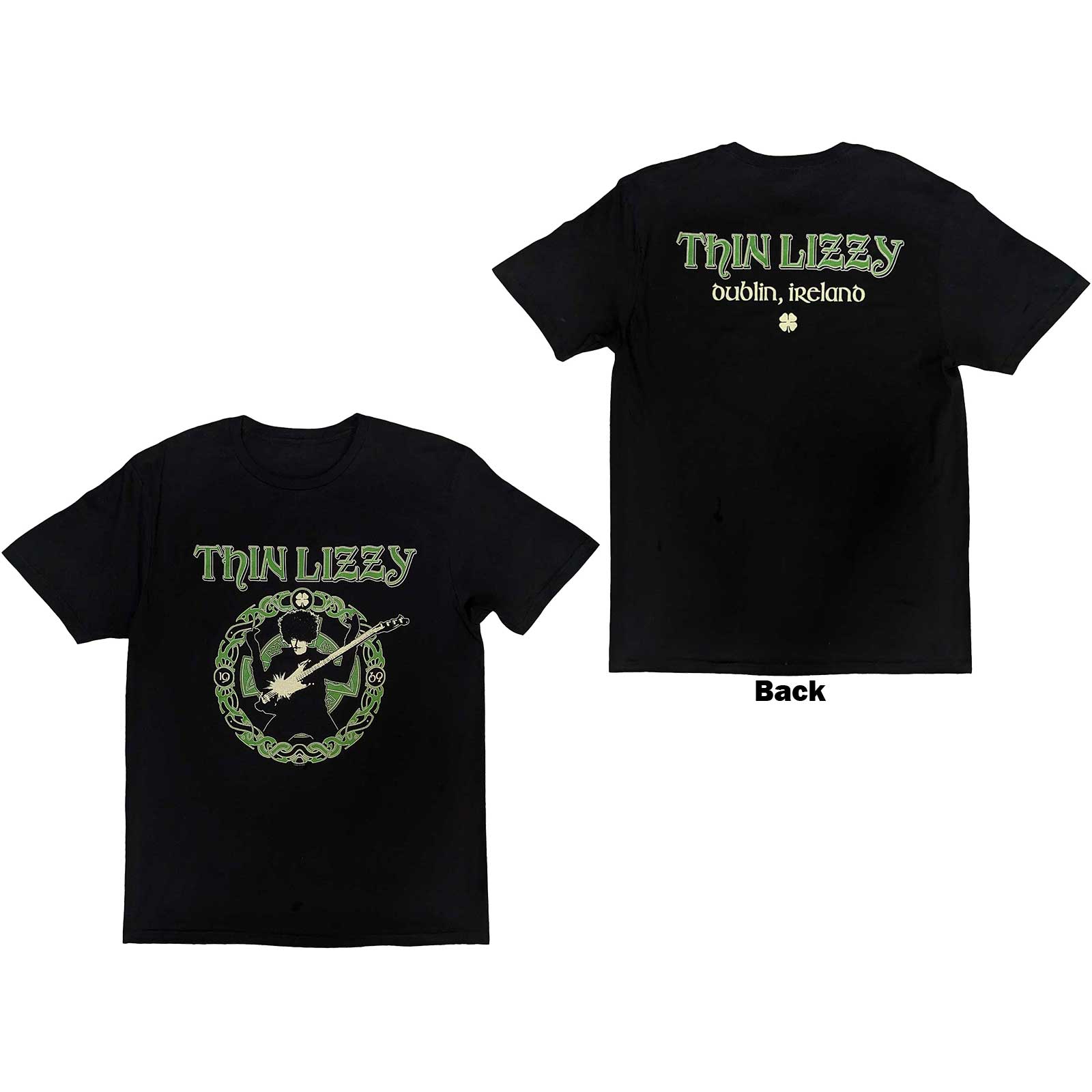 Tričko THIN LIZZY - Celtic Ring, Unisex,Čierna,XXL