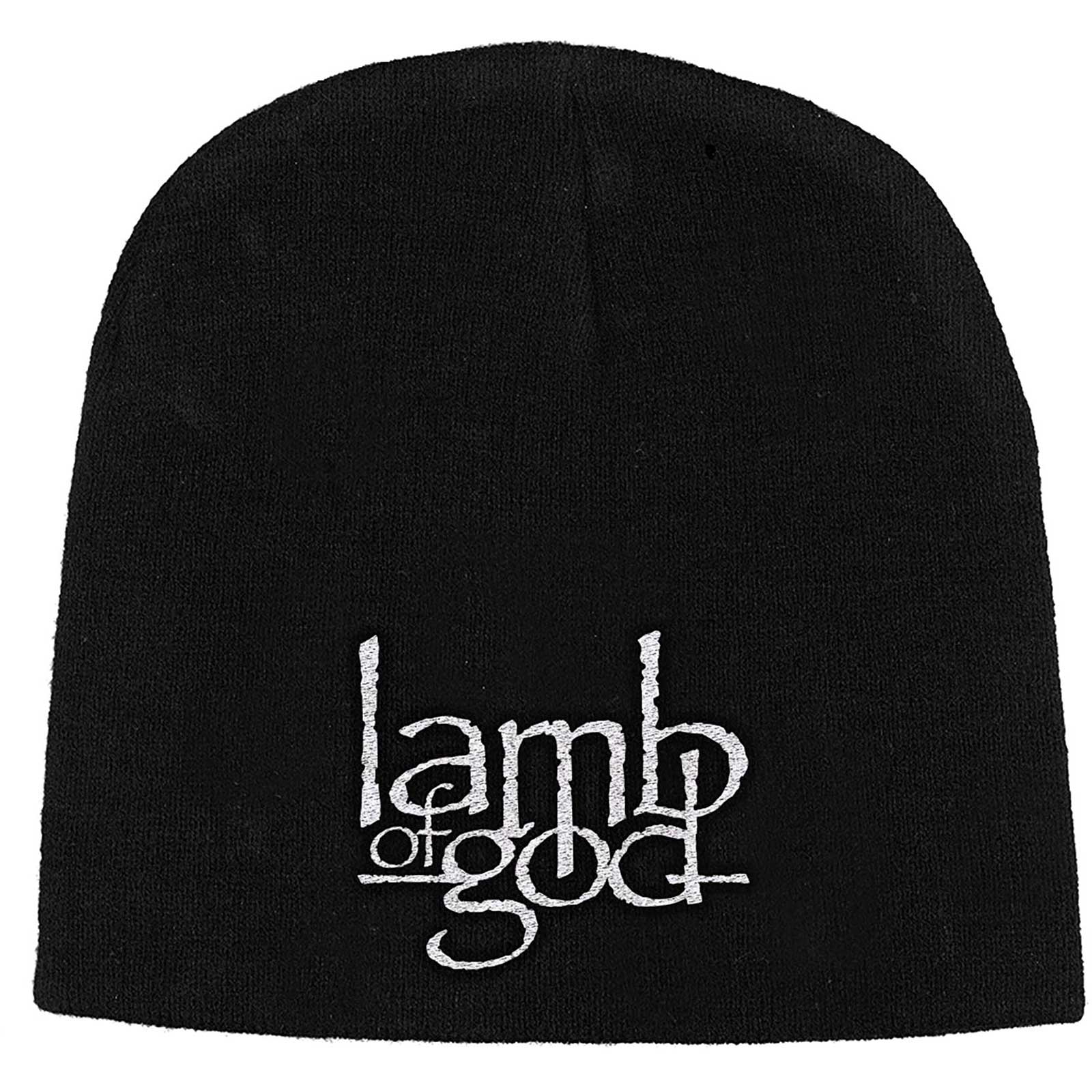 Čapica Lamb of God - Logo, Unisex,Univerzálna,Čierna