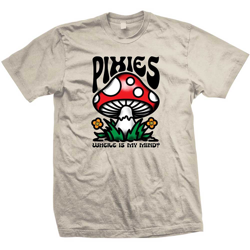 Tričko Pixies - Mindshroom, Unisex,Natural,XXL