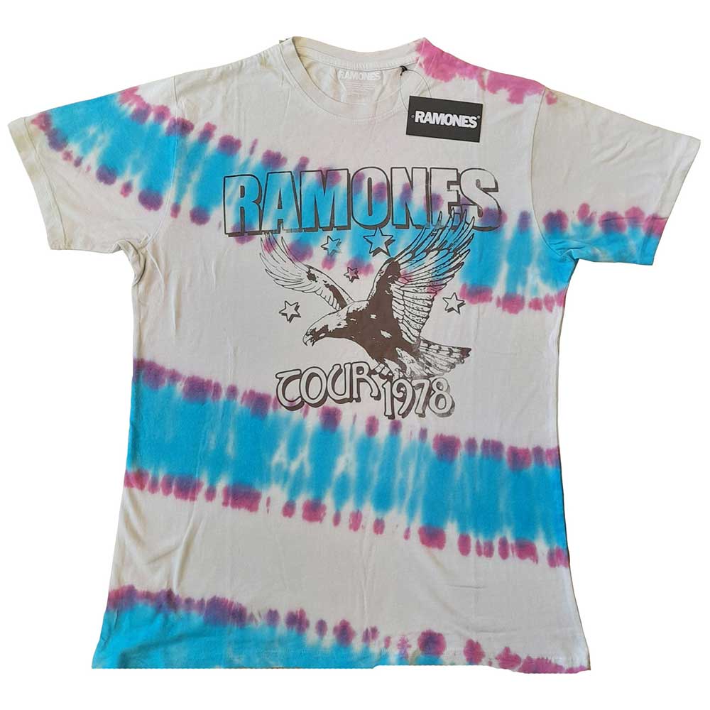 Tričko Ramones - Eagle, Unisex,Natural,XXL