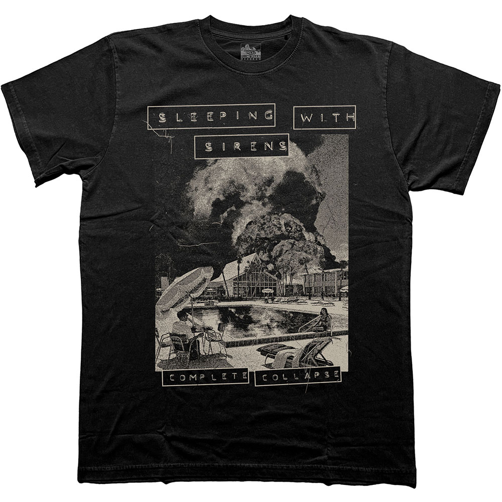 Tričko Sleeping With Sirens - Complete Collapse, Unisex,Čierna,XXL
