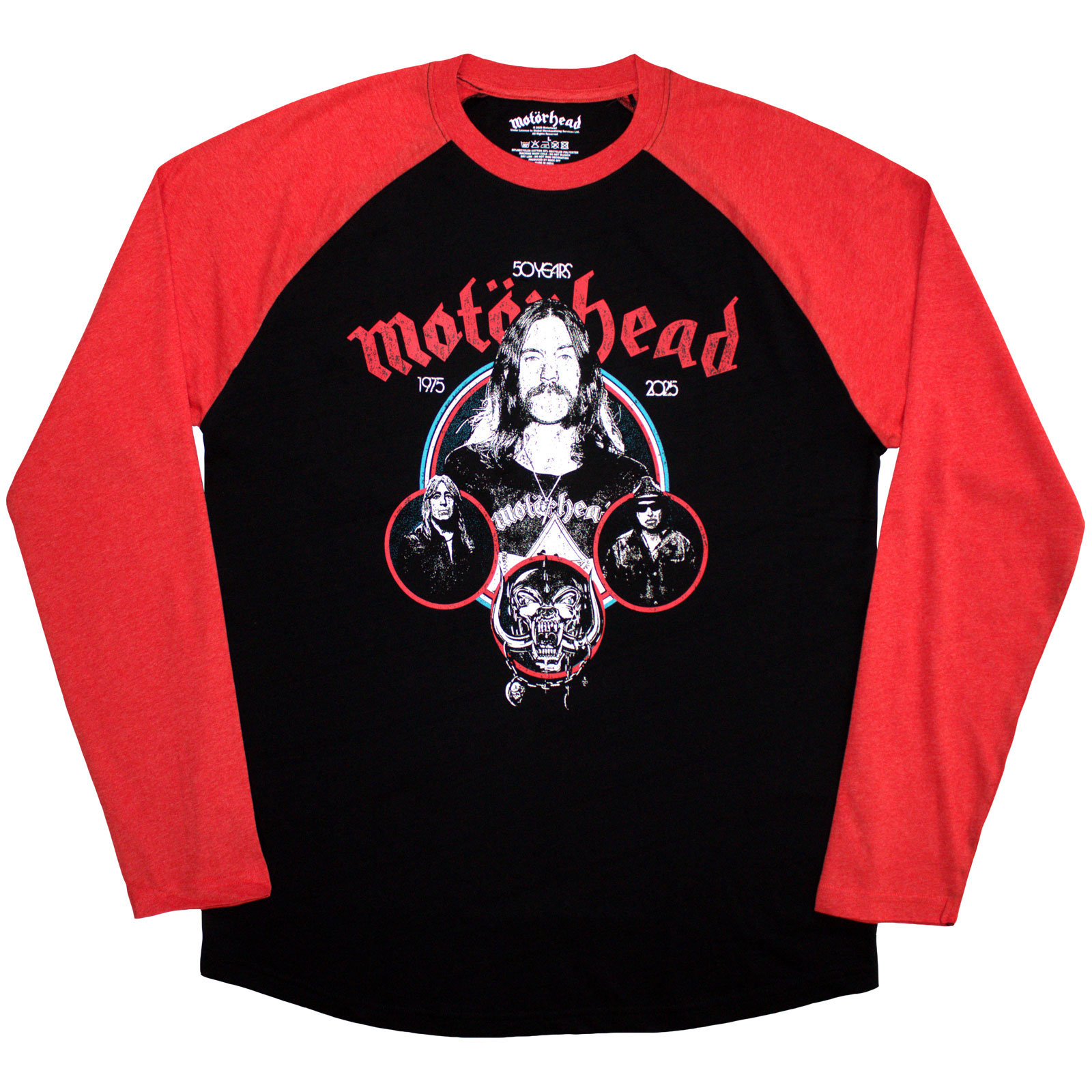 Tričko Motörhead - Band Circles, Unisex,Čierna,XXL