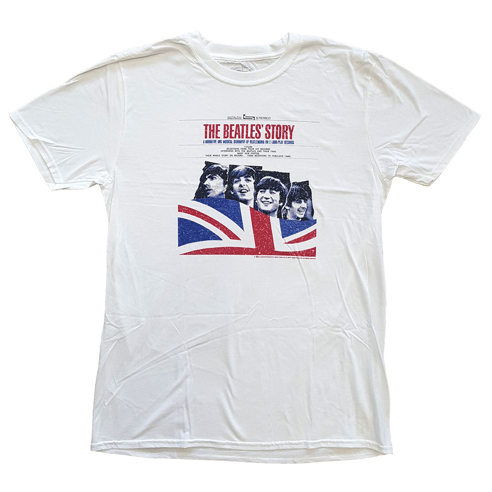 Tričko The Beatles - The Beatles Story, Unisex,Biela,XXL