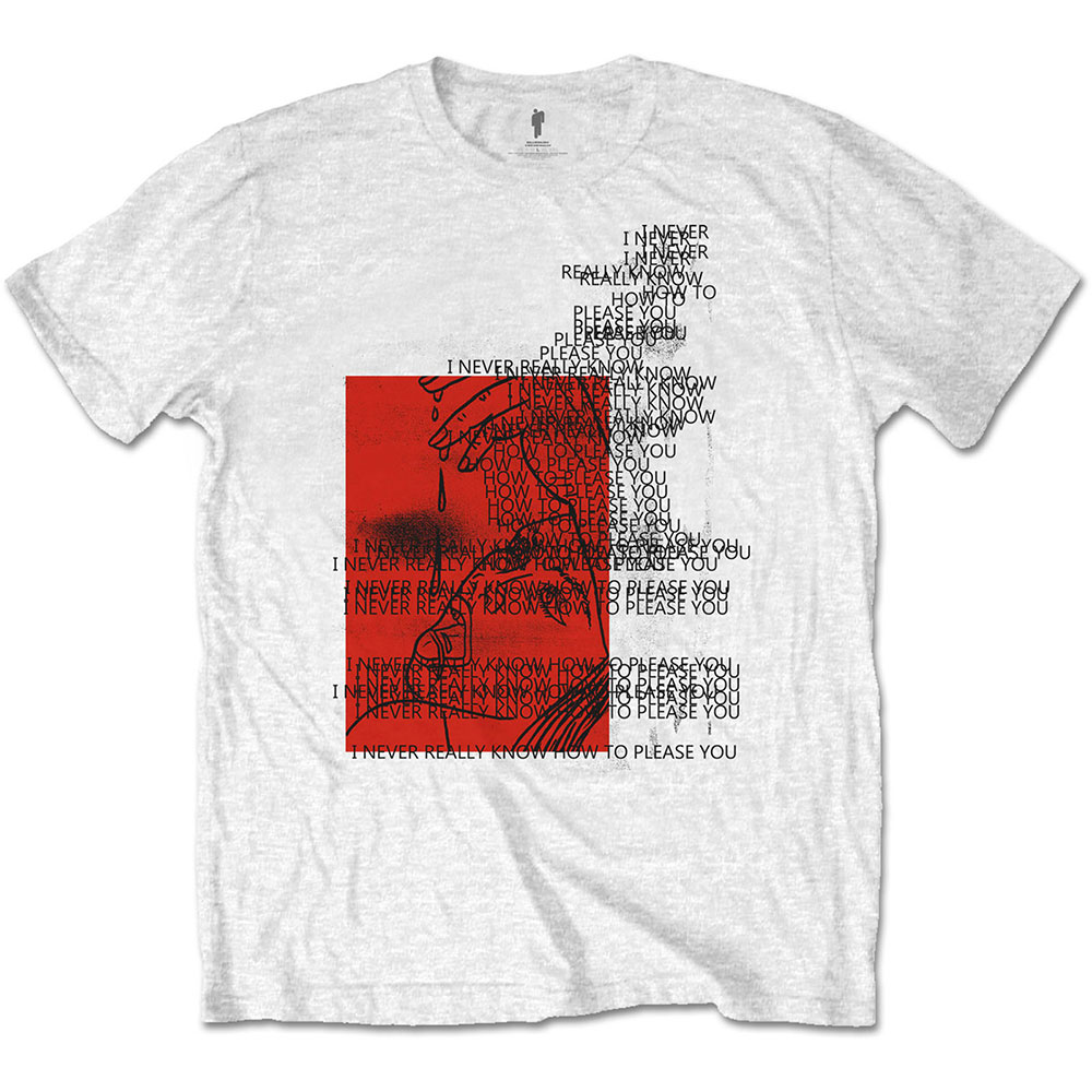 Tričko Billie Eilish - Please You, Unisex,Biela,M