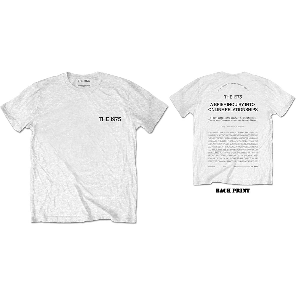Tričko The 1975 - ABIIOR Wecome Welcome, Unisex,Biela,XXL