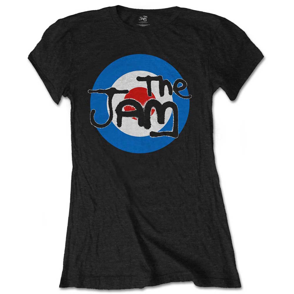 Tričko The Jam - Spray Target Logo, Žena,Čierna,M