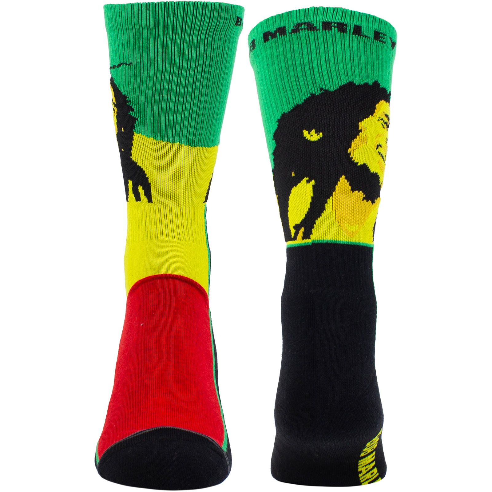 Ponožky Bob Marley - Unisex Crew Socks: Smile (Black) (UK Size 6.5 - 11), Unisex,Čierna,Univerzálna