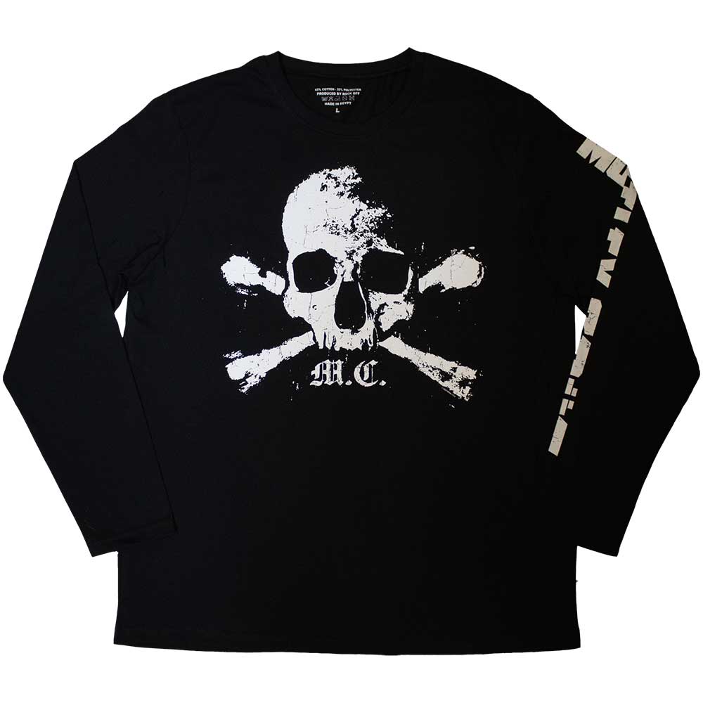 Tričko s dlhým rukávom Motley Crue - Orbit Skull, Unisex,Čierna,XXL