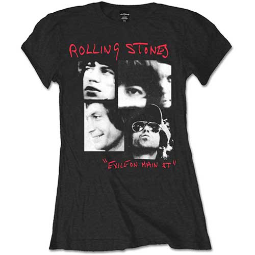 Tričko The Rolling Stones - Photo Exile, Žena,Čierna,XXL