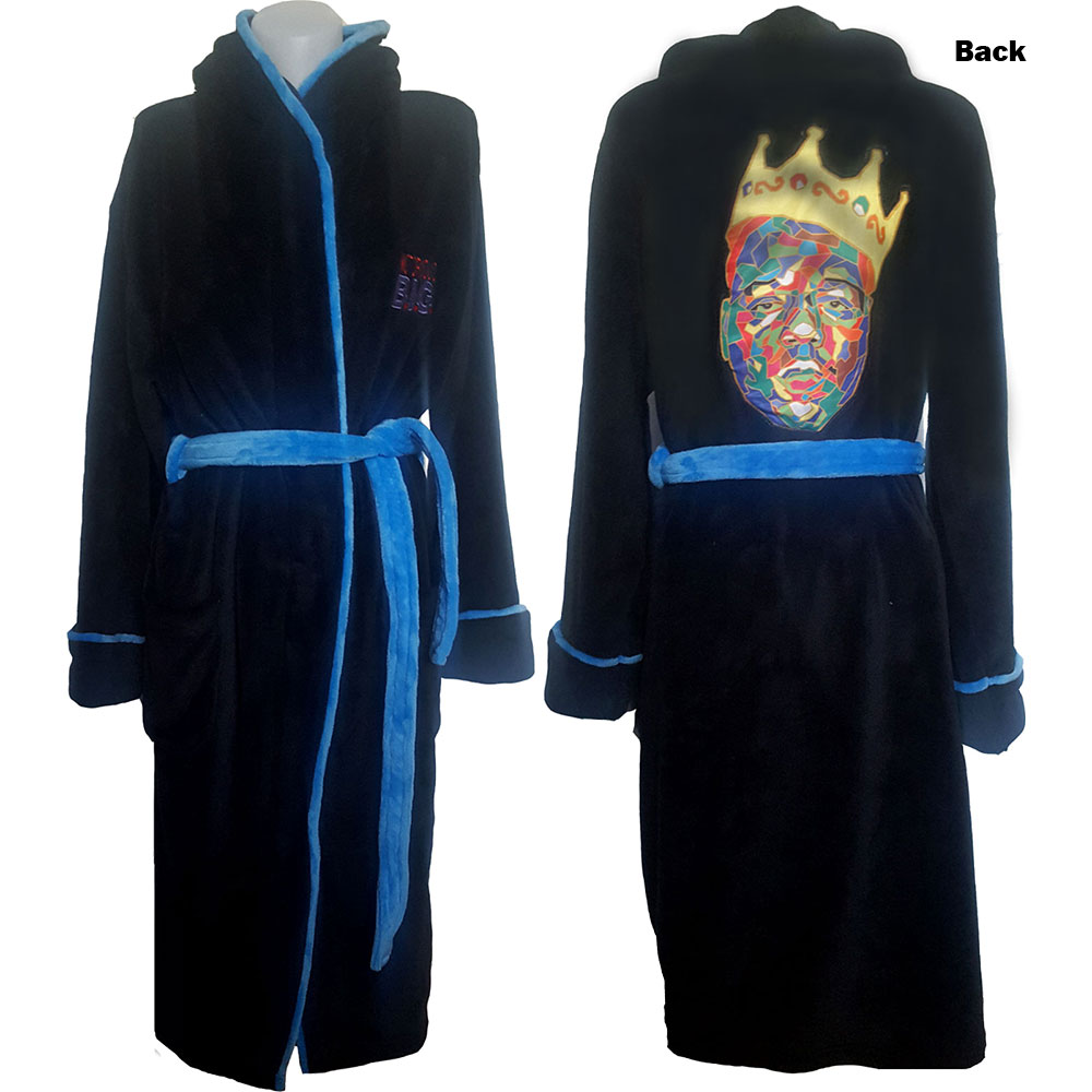 Župan Biggie Smalls - Crown, Unisex,Čierna,M/L