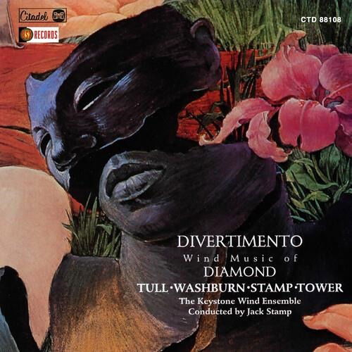 CD Keystone Wind Ensemble - DIVERTIMENTO (THE WIND MUSIC OF DIAMOND, TULL, WASHBURN, STAMP, TOWER)