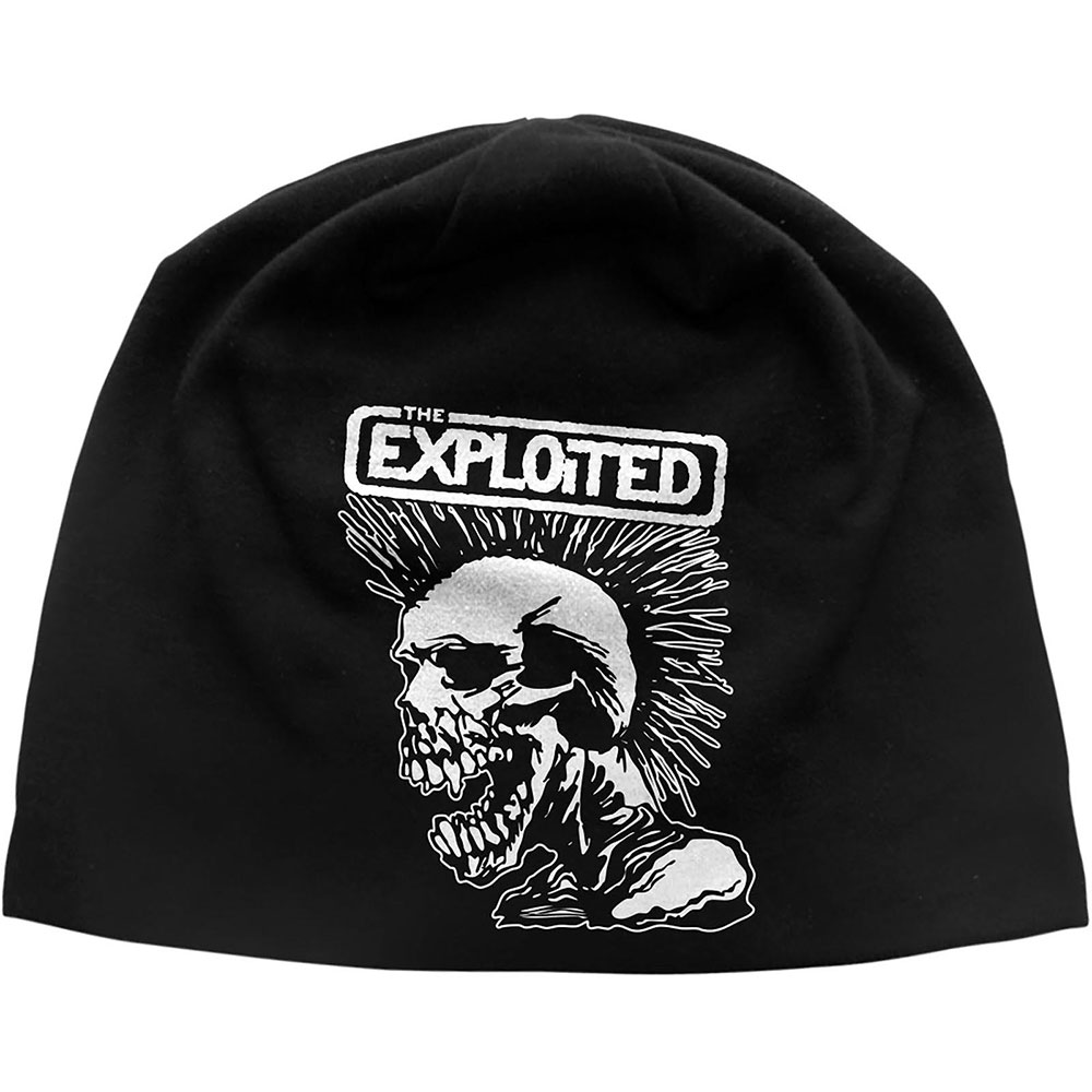 Čapica The Exploited - Mohican Skull, Unisex,Čierna,Univerzálna