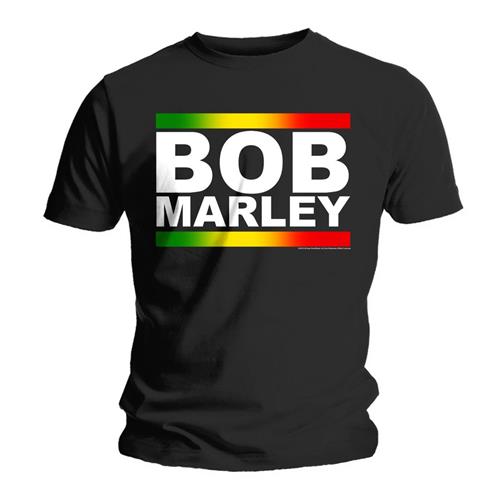Tričko Bob Marley - Rasta Band Block, Unisex,Čierna,M