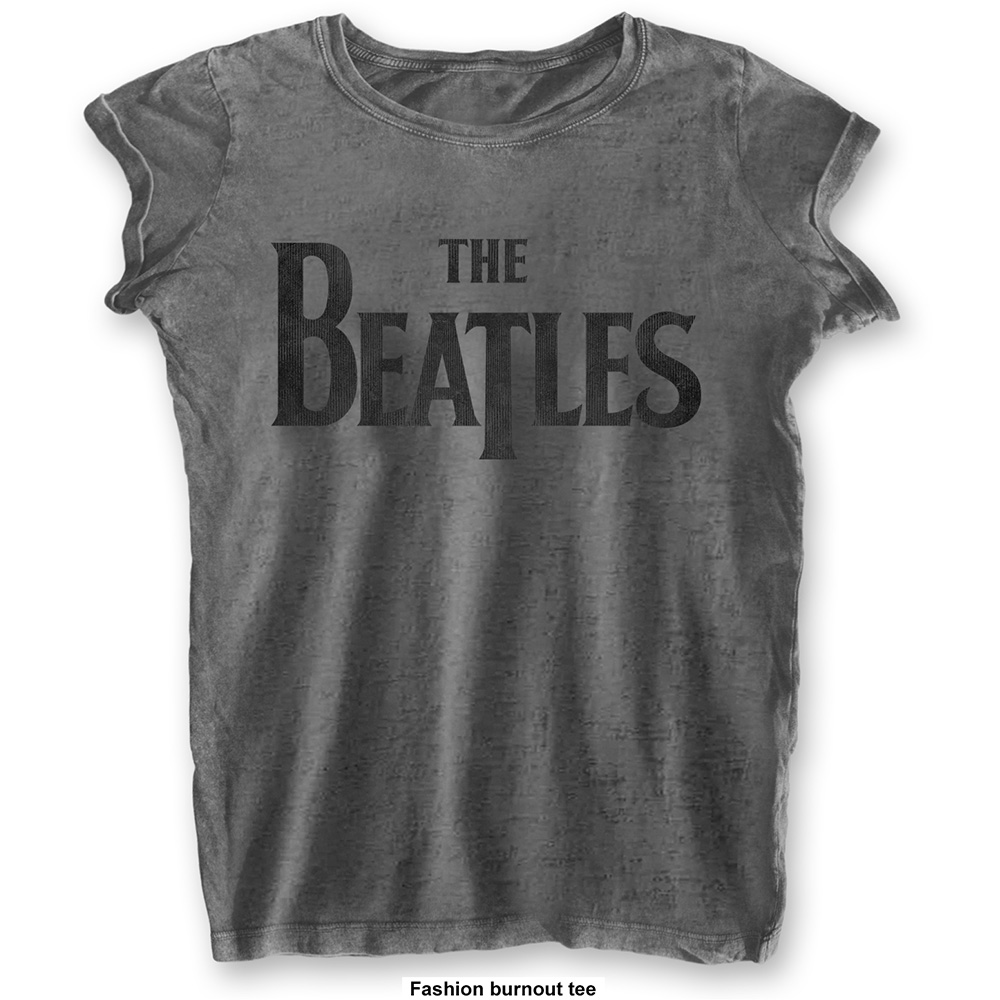 Tričko The Beatles - Drop T Logo, Žena,Šedá,XXL
