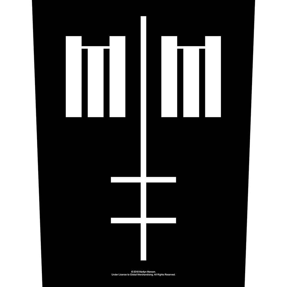 Nažehlovačka Marilyn Manson - Cross Logo