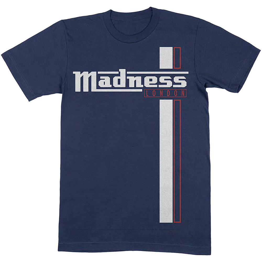 Tričko MADNESS - Stripes, Unisex,Modrá,S