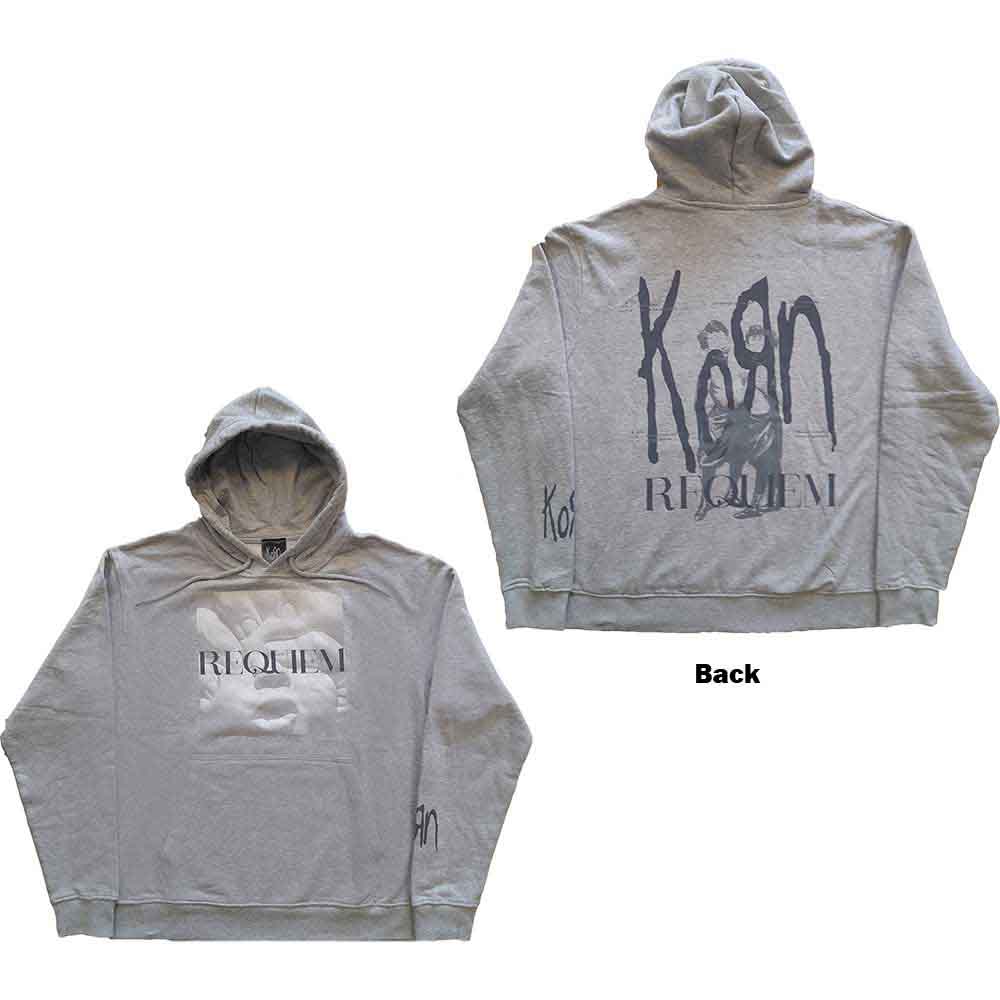 Mikina Korn - Requiem, Unisex,Šedá,3XL