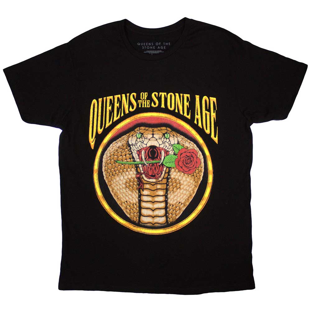 Tričko Queens of the Stone Age - Cobra, Unisex,Čierna,XXL