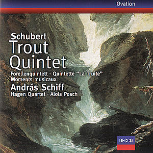 CD - SCHIFF/HAGEN QUARTETT - KVINTET KLAV./6 MOMENTS M.