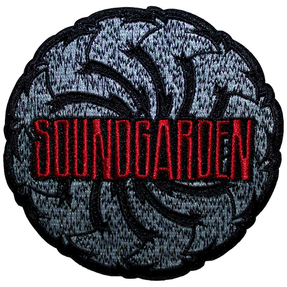 Nažehlovačka Soundgarden - Logo Swirl B&W