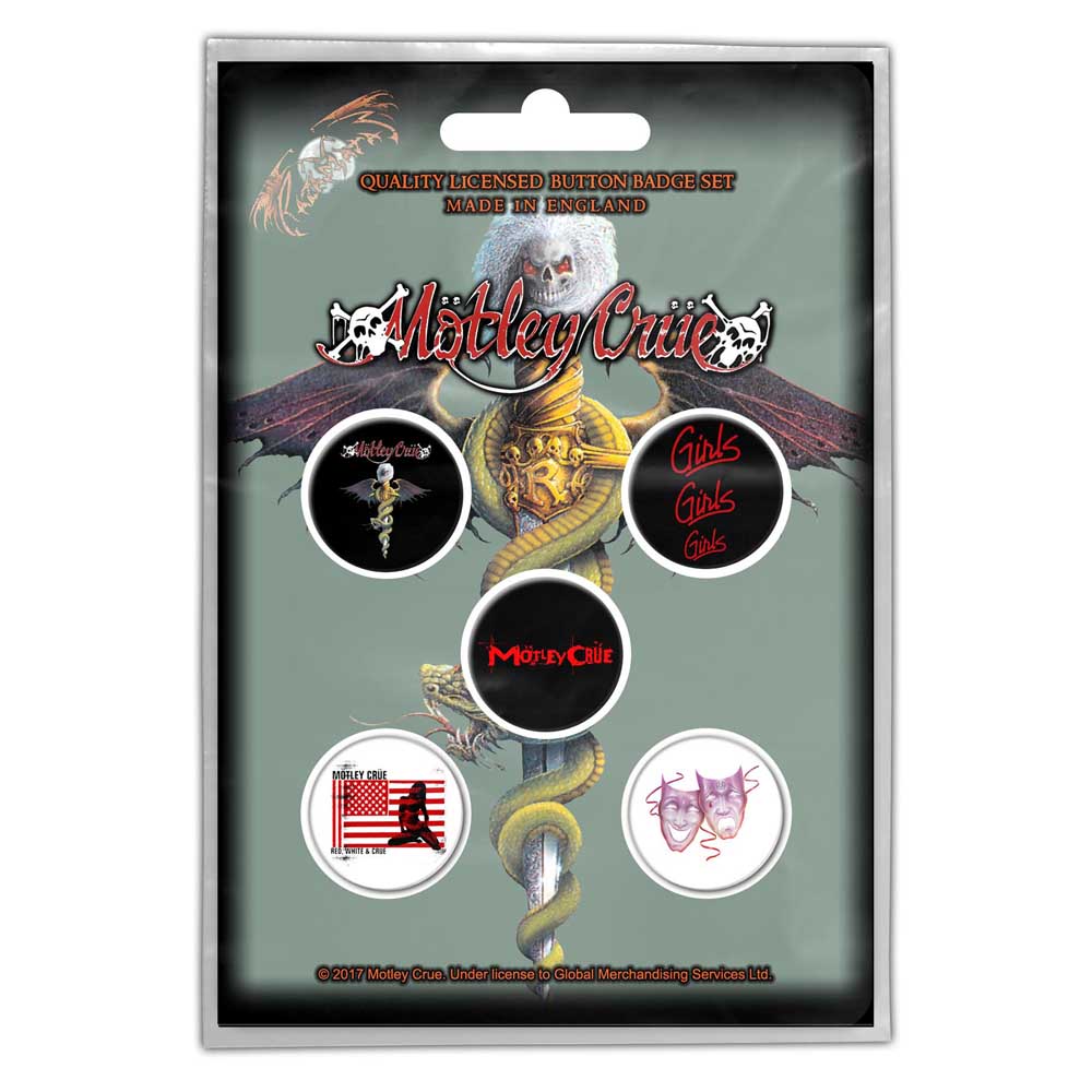 Odznak Motley Crue - Dr Feelgood
