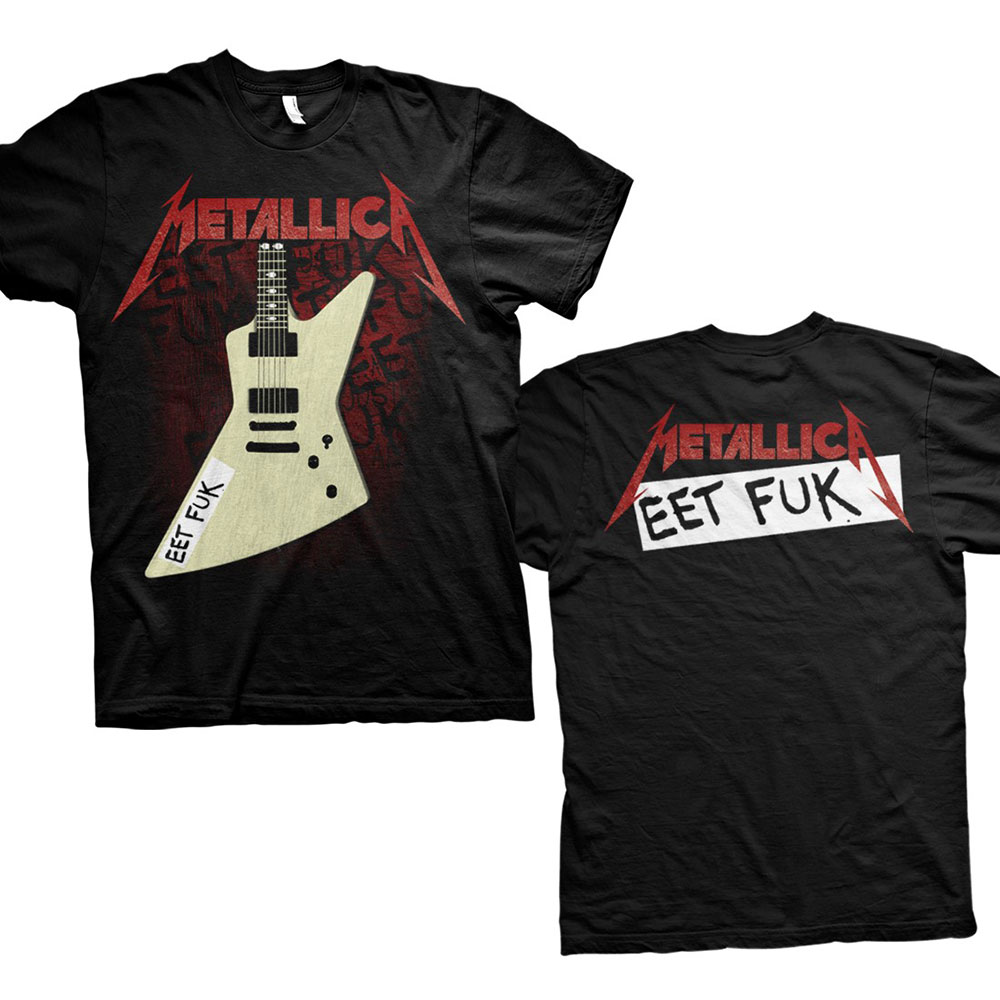 Tričko Metallica - Eet Fuk, Unisex,Čierna,XXL