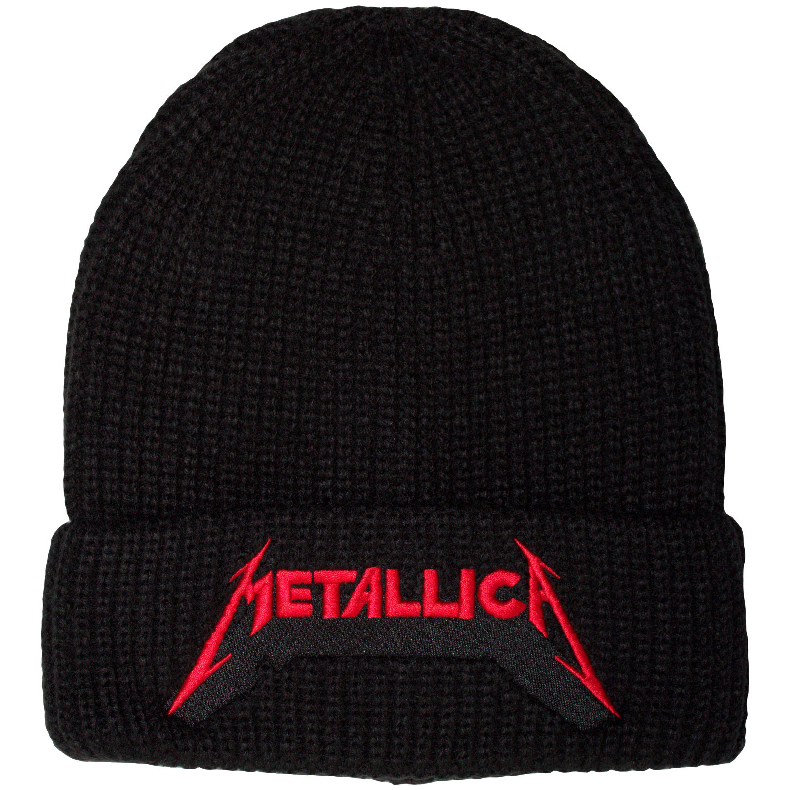Čapica Metallica - Red Logo Shadow, Unisex,Čierna,Univerzálna