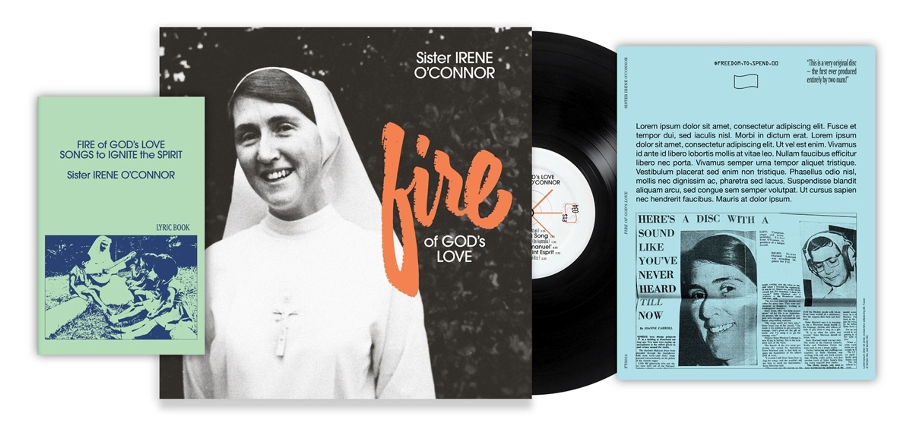 Vinyl Sister Irene O'Connor - FIRE OF GOD'S LOVE