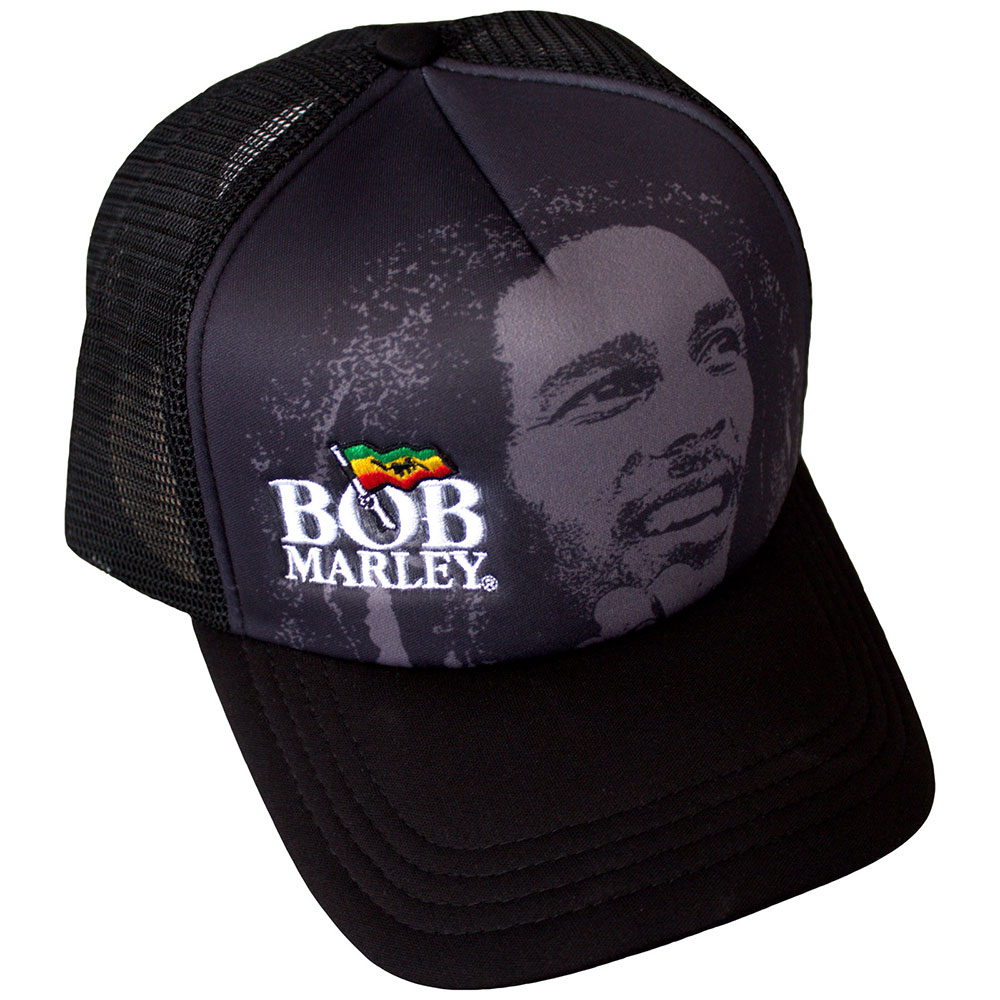 Šiltovka Bob Marley - Logo & Face, Unisex,Čierna,Univerzálna