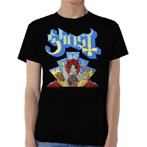 Tričko Ghost - Devil Window, Unisex,Čierna,XXL