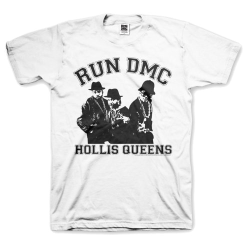 Tričko Run-DMC - Hollis Queen Pose, Unisex,Biela,XXL
