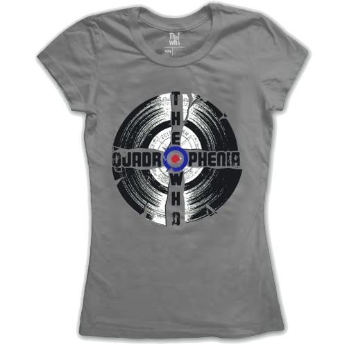 Tričko The Who - Quadrophenia, Žena,Šedá,XL