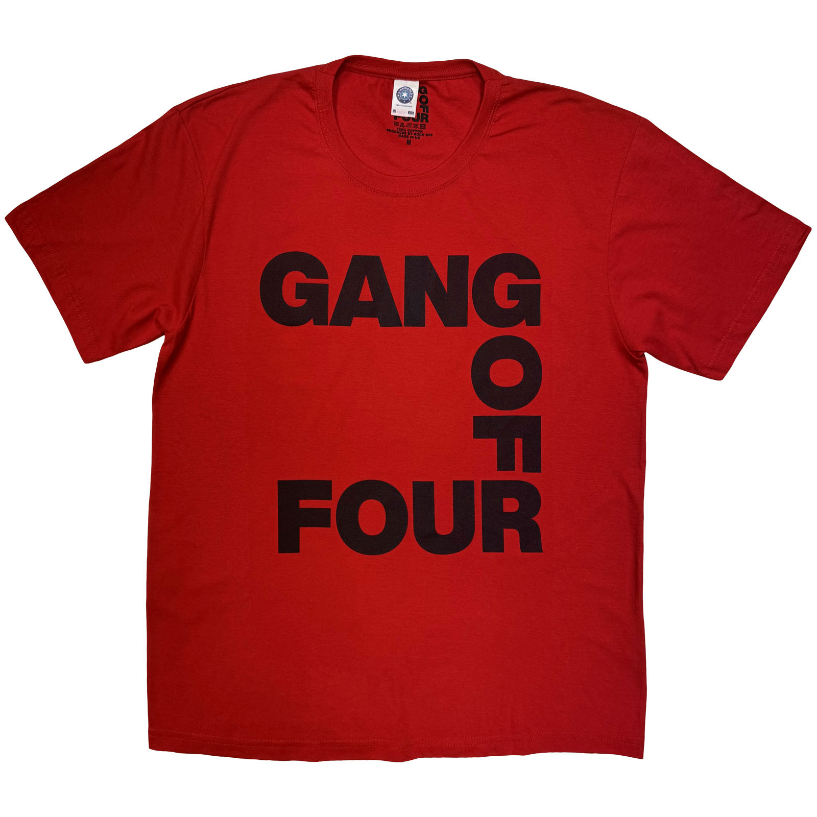 Tričko Gang of Four - Logo, Unisex,Červená,XXL