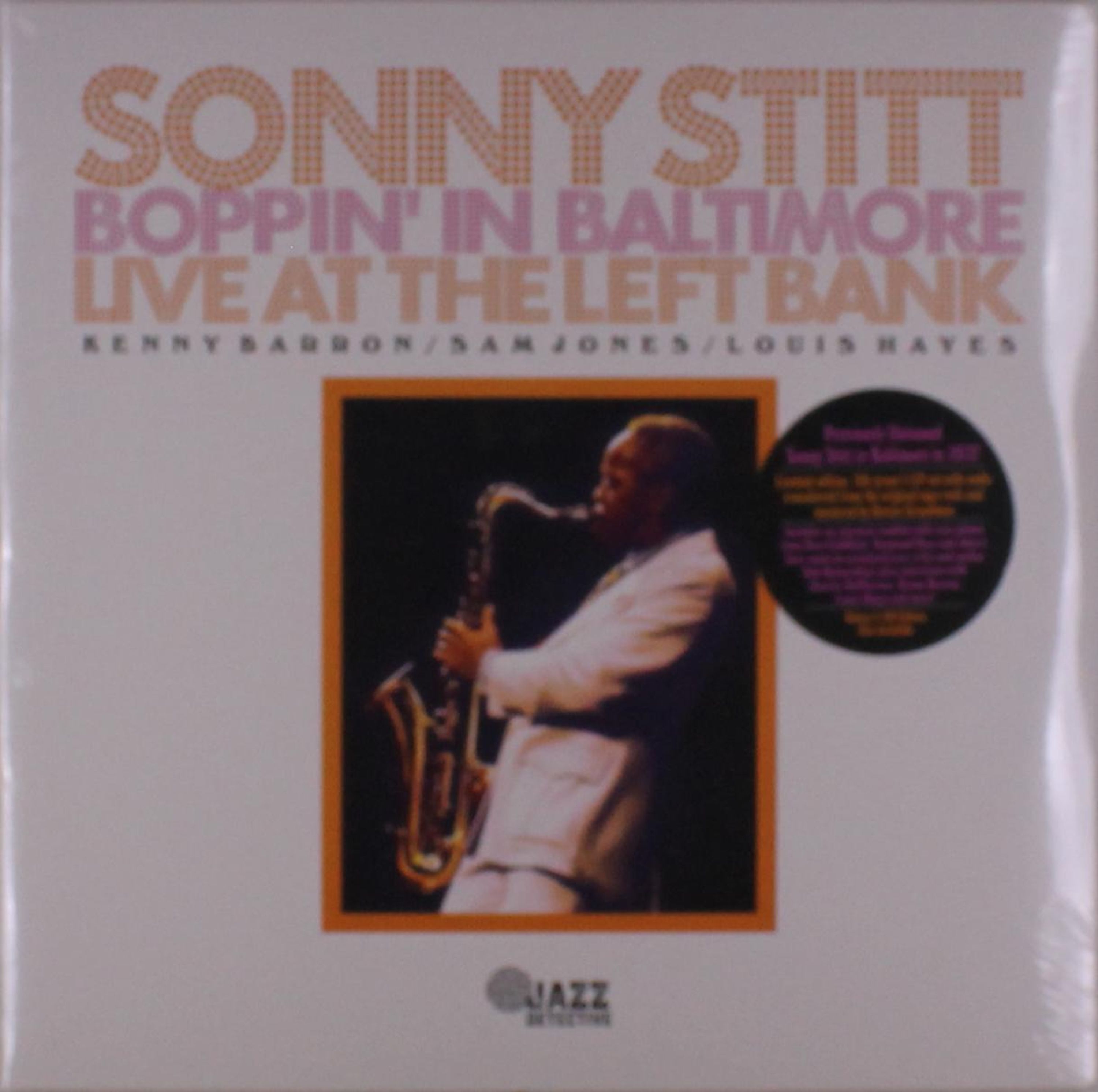 Vinyl Sonny Stitt - STITT, SONNY - BOPPIN' IN BALTIMORE: LIVE AT THE LEFT BANK