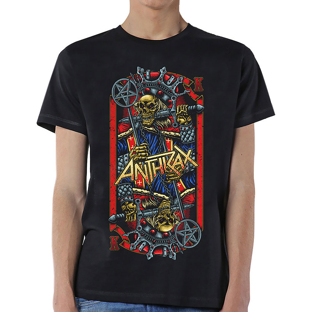 Tričko Anthrax - Evil King, Unisex,Čierna,M