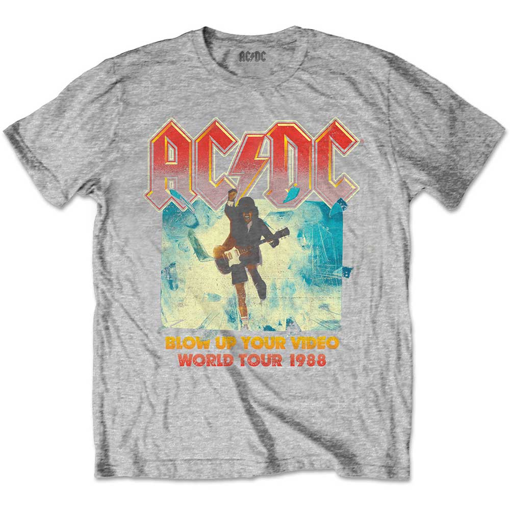 Tričko AC/DC - Blow Up Your Video, Dieťa,Šedá,9 – 10 rokov