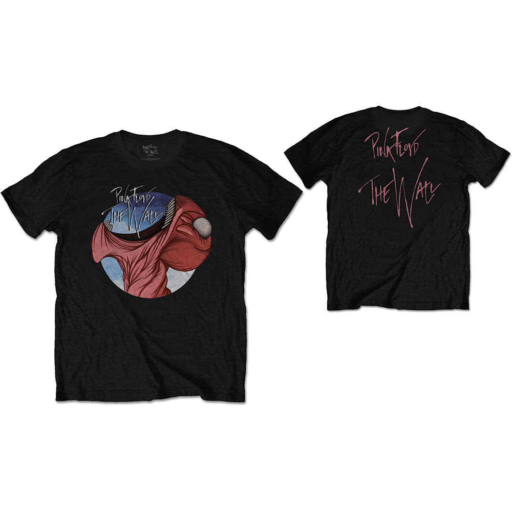 Tričko Pink Floyd - The Wall Swallow, Unisex,Čierna,XXL