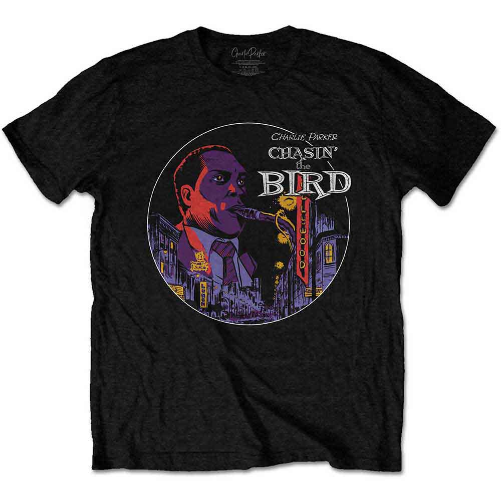 Tričko Charlie Parker - Chasin' The Bird Hollywood, Unisex,Čierna,L