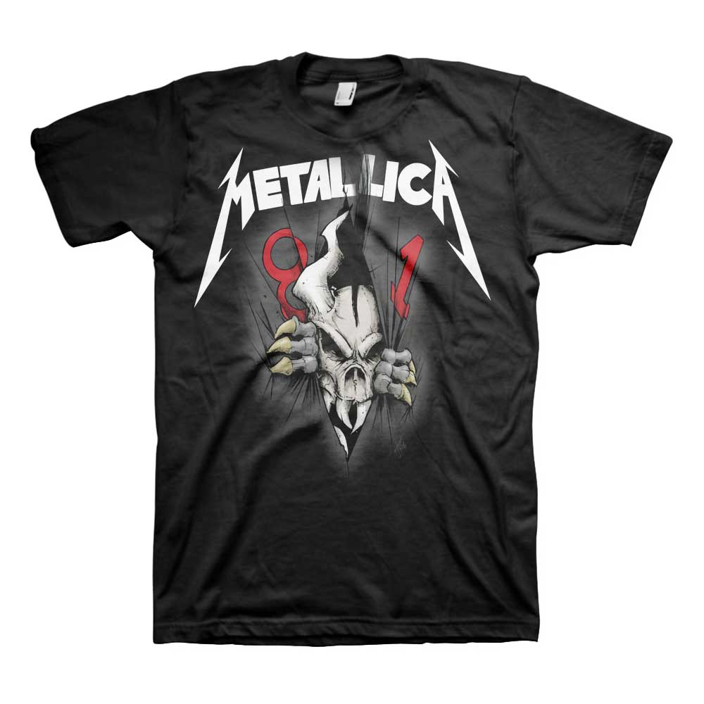 Tričko Metallica - 40th Anniversary Ripper, Unisex,Čierna,XXL