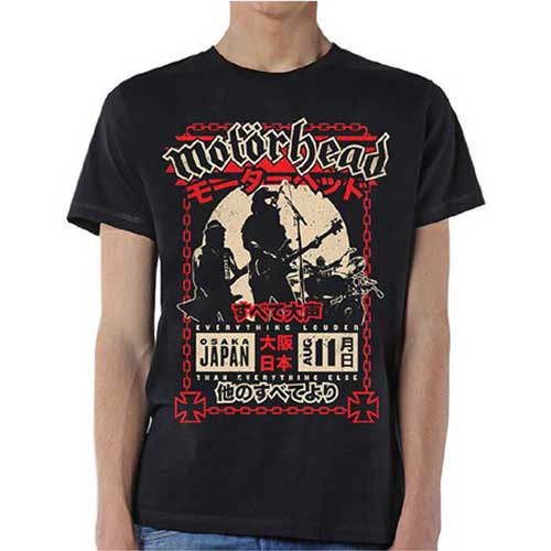 Tričko Motörhead - Loud in Osaka, Unisex,Čierna,XXL